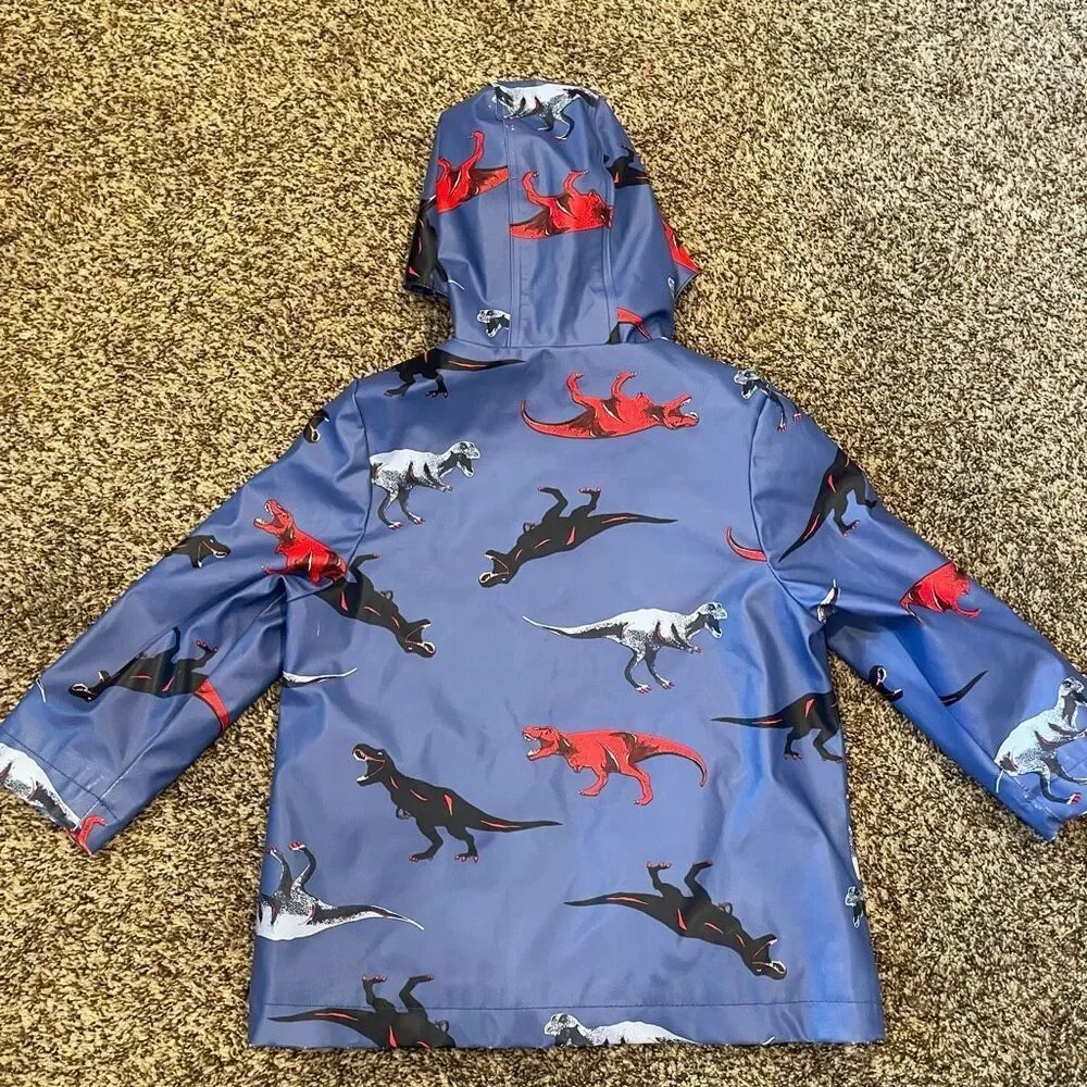 2T Joules dinosaur raincoat